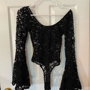 Lace body suit